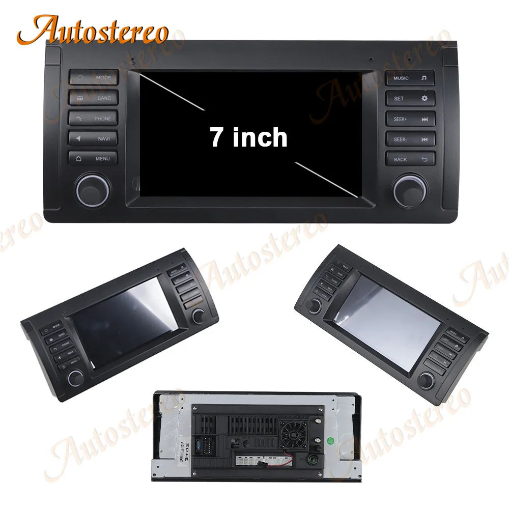 Android 14 Carplay For BMW 5 M5 E39 1995-2003 Car GPS navigation Head Unit Multimedia Play