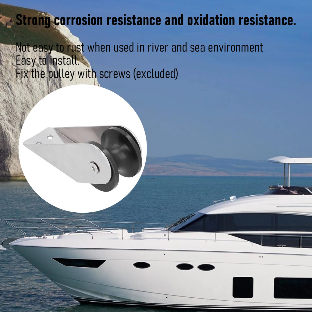 Boat Bow Anchor Roller 316 Stainless Steel Waterproof Wear‑Resistant for Yacht Fishing Boat Acce - Automotive LED Light