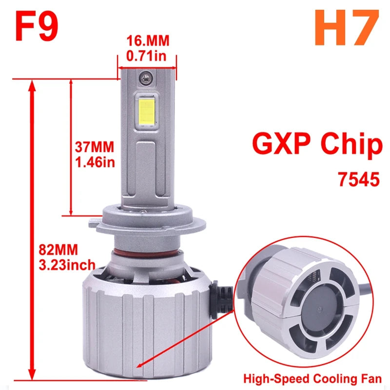 180W F9 LED H7 H11 H1 9005 H4 Headlight Kit Fog Light H4 H7 H8 H11 H1 9005 9006 LED Lamp L