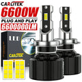 CARLitek 6600000LM 6600W H4 H7 H11 LED CANbus K5C K6C H8 9005 9006 HB3 HB4 9012 HIR2 Led H