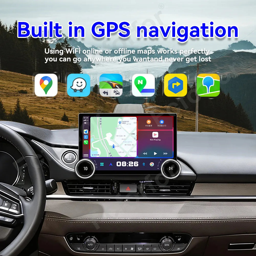 High Performance 11.5 Inch Android 15 HD Touch Screen CarPlay Android Auto GPS Car Stereo