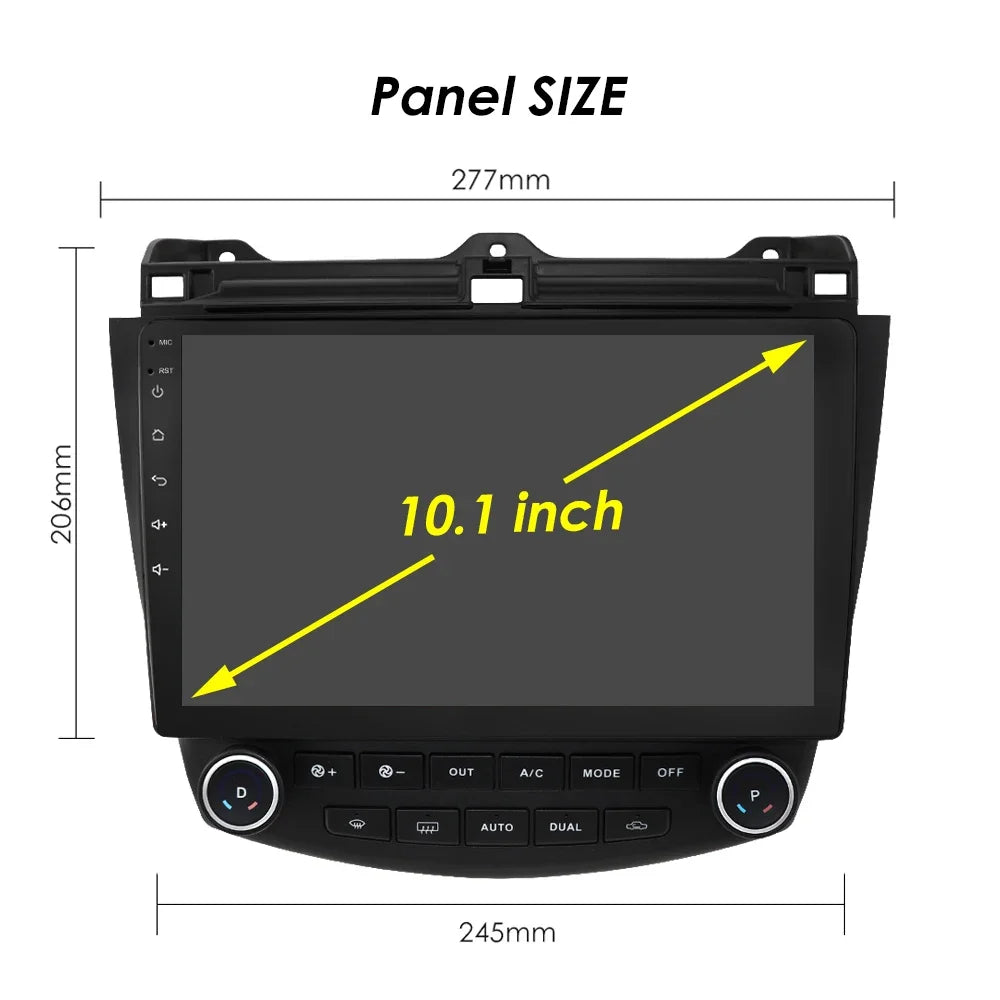 6G 128G Android 13 Autoradio For Honda ACCORD 7 2003-2007 multimedia Video player GPS navi