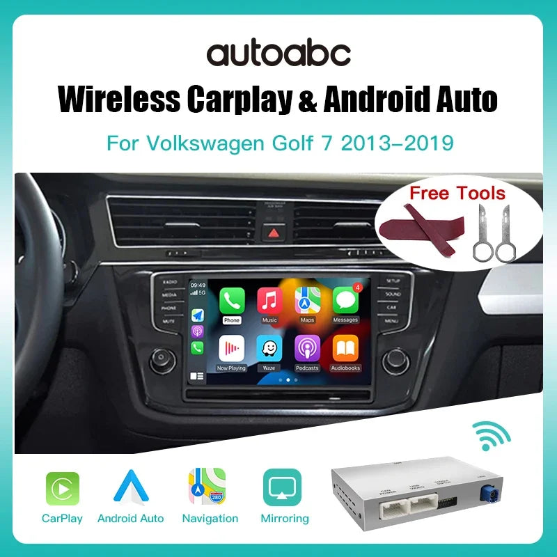 Wireless Carplay Android Auto For Volkswagen Golf 7 With MIBI System Multimedia Accessory  | AUTOKITSHOP