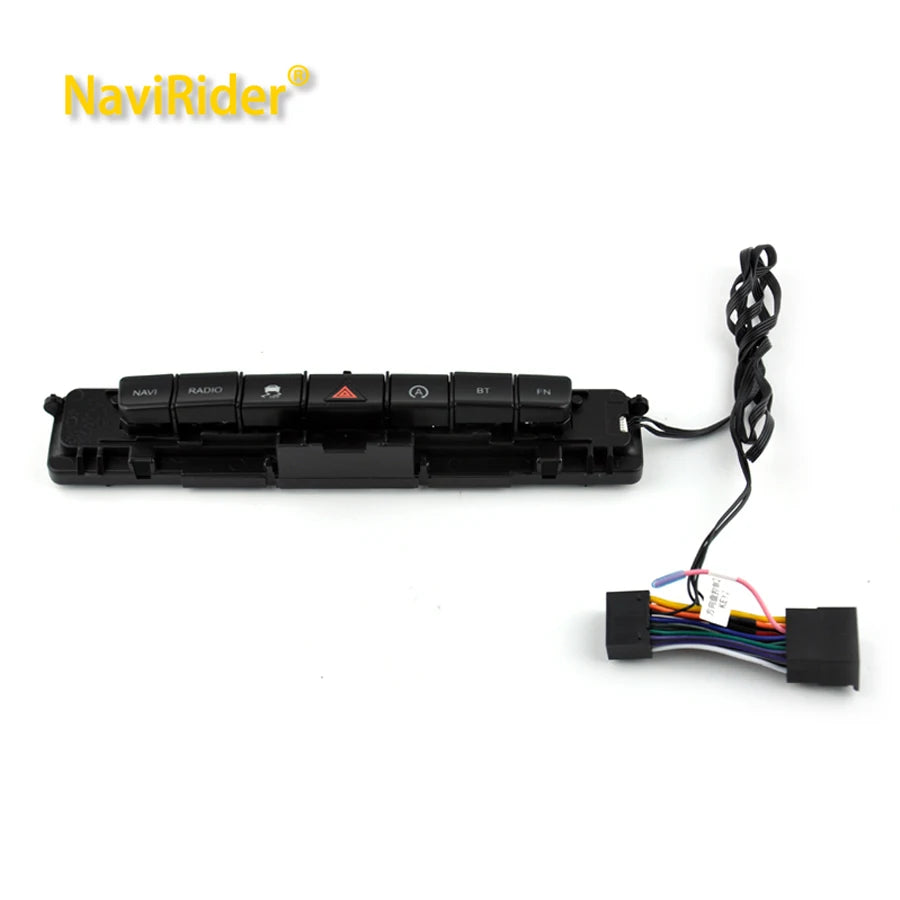 Central Panel Hazard Light Buttons Bar Compatible With Android Screens For Mercedes Benz V