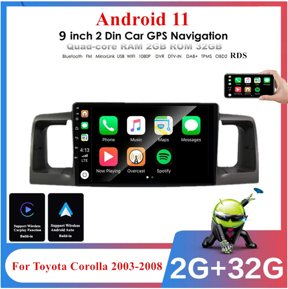 RGB - Ambient Light - for Toyota Corolla 2003-2008 - Car Interior Lighting