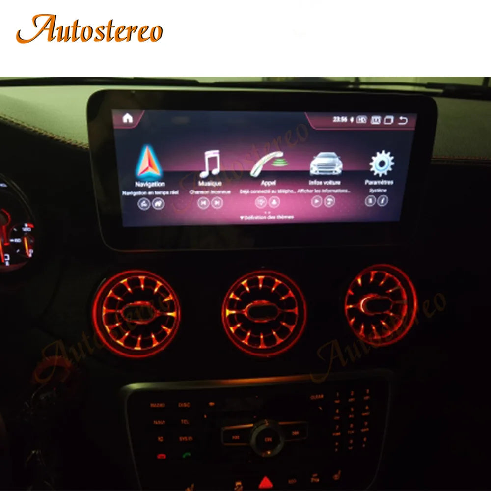 12.3 HD GEN 2023 Qualcomm 662 For Mercedes Benz A W176 GLA W117 CLA Car Multimedia Player