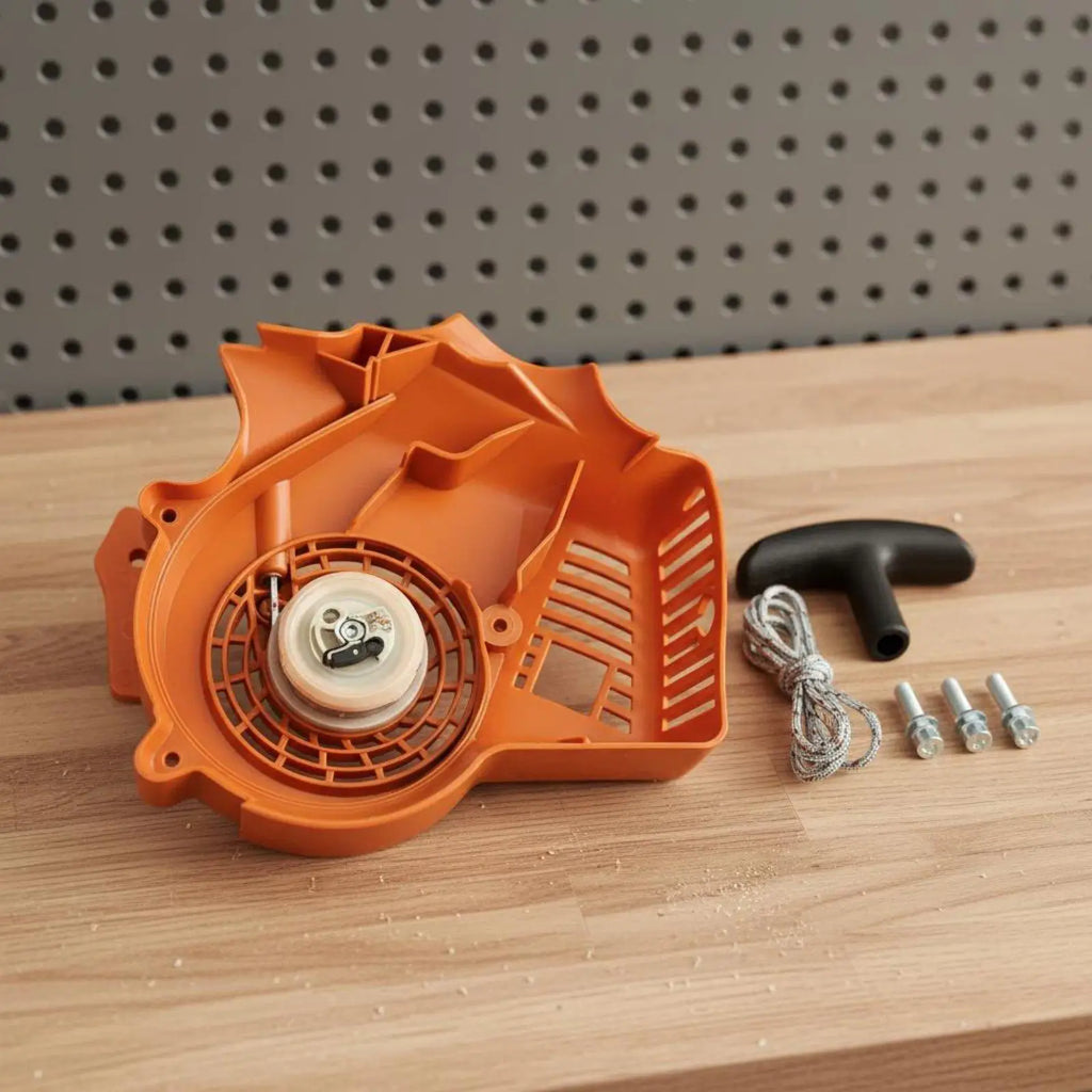 Blower Starter Pull Start Assembly Wear Resistant Engine Part for BG50 Garden Maintenance - Automotive LED Light