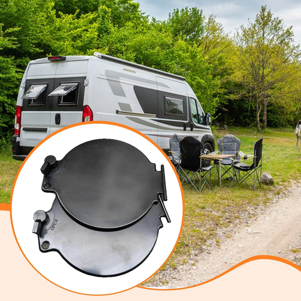 RV Drainage Piping Accessories Replacement Hatch Doors ABS Sewer Hose Storage Caps Portable Rota - Automotive LED Light