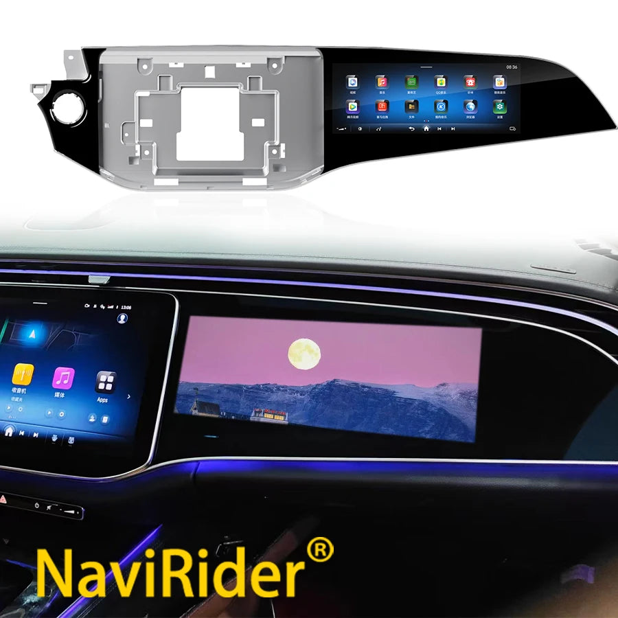 Car Co Pilot Screen For Mercedes BENZ E260 E300 W214 2024 Multimedia Video Player Android