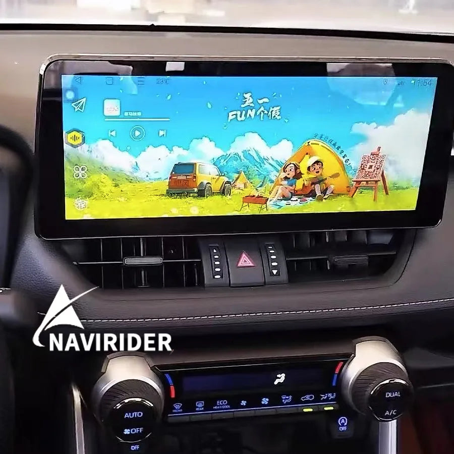 12.3 Inch Screen For Toyota RAV4 Prime XSE 2021 2022 Android 15 Car Radio GPS Navigation M | AUTOKITSHOP