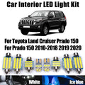 Canbus LED Interior Map Dome Trunk Light Car Ceiling Bulbs Kit For Toyota Land Cruiser Pra