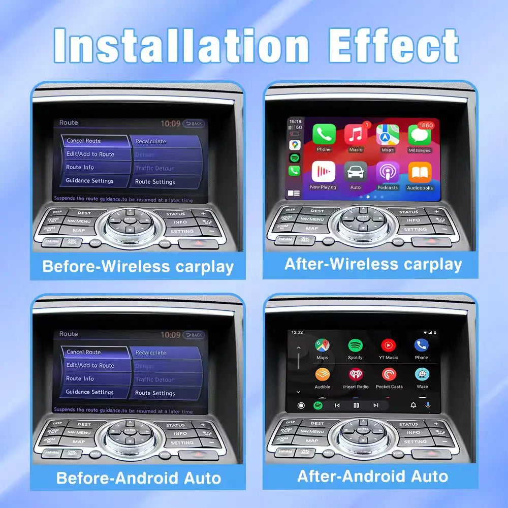 RGB - Ambient Light - for Infiniti G37 G35 - App Control - Car Interior Lighting
