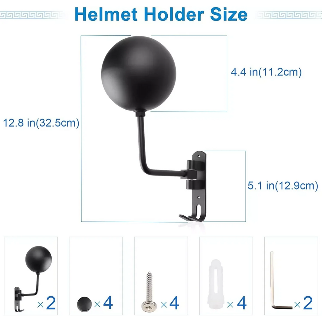 Helmet Wall Mounted Motorcycle Helmet Holder Bracket Motorcycle Equipments & Parts