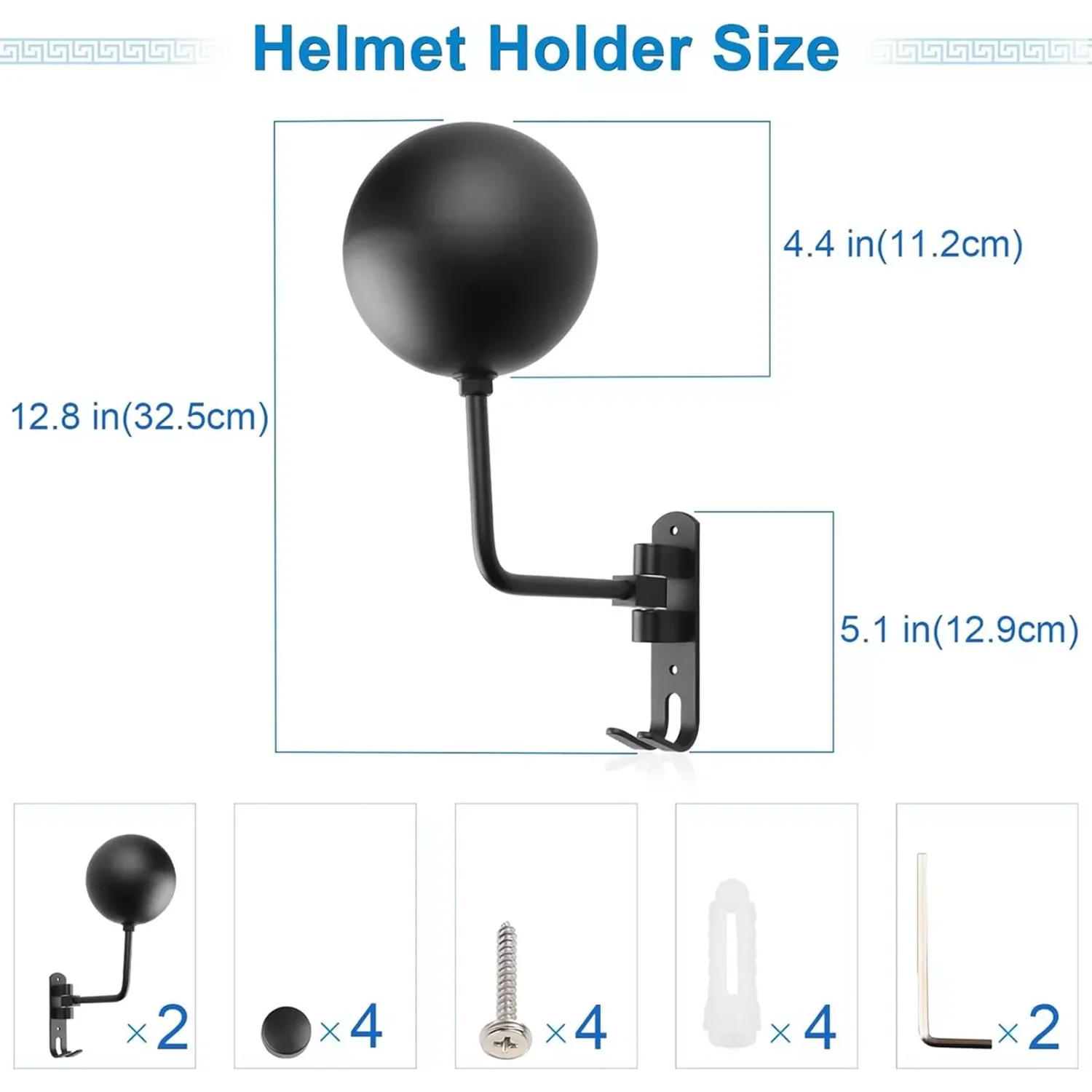 Helmet Wall Mounted Motorcycle Helmet Holder Bracket Motorcycle Equipments & Parts