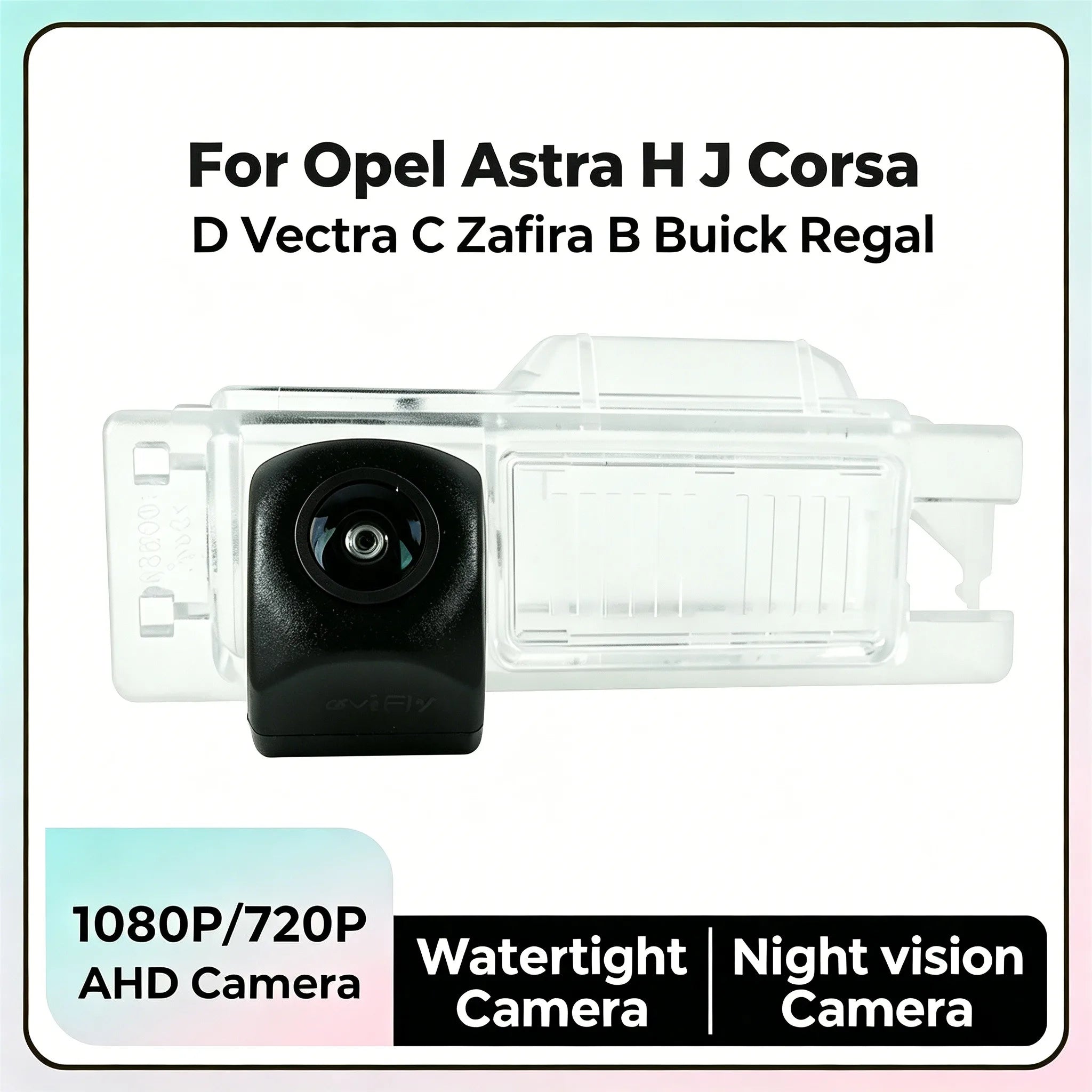 Car Rear Camera Fisheye Lens With Bracket Watertight Night vision For Opel Astra H J Corsa