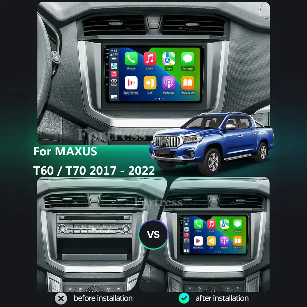 Android 16 wifi+4G Carplay Car Radio For Maxus T70 T60 MG Extender LDV D20 2019-2021 Navig