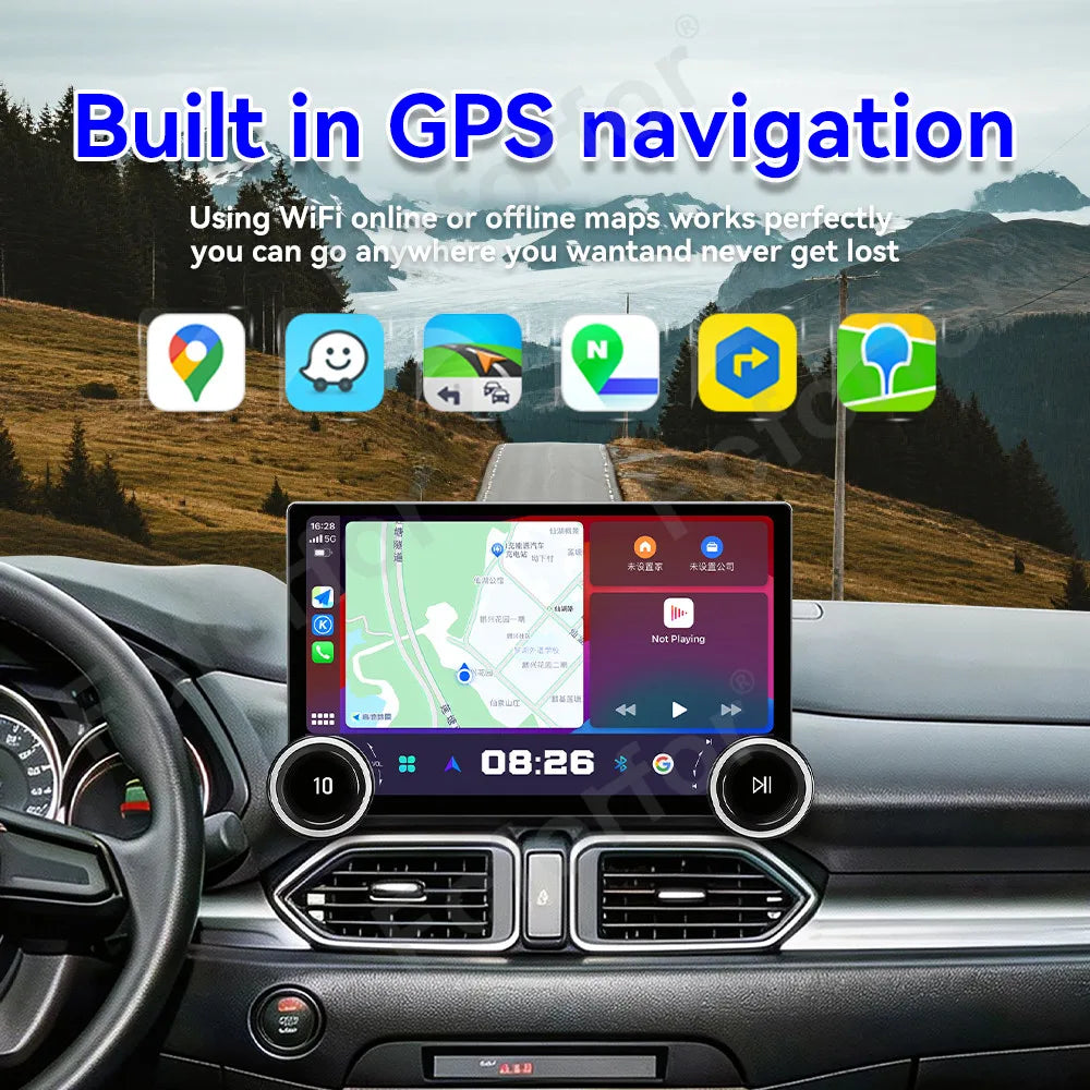 Premium Elite 11.5 Inch Android 15 Ultra Clear HD Display Wireless CarPlay GPS Car Stereo