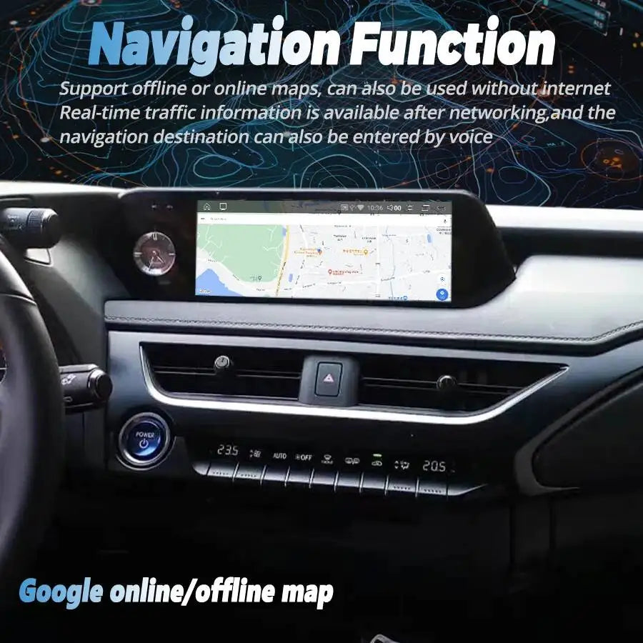 10.25" Android Car Radio Multimedia Video Player For Lexus UX UX250H UX260h UX200 UX250 20