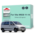 10-Piece LED Interior Light Kit for Mercedes Benz Vito W639 2011-2014 - Canbus Dome Map Door Trunk Bulbs | AUTOKITSHOP