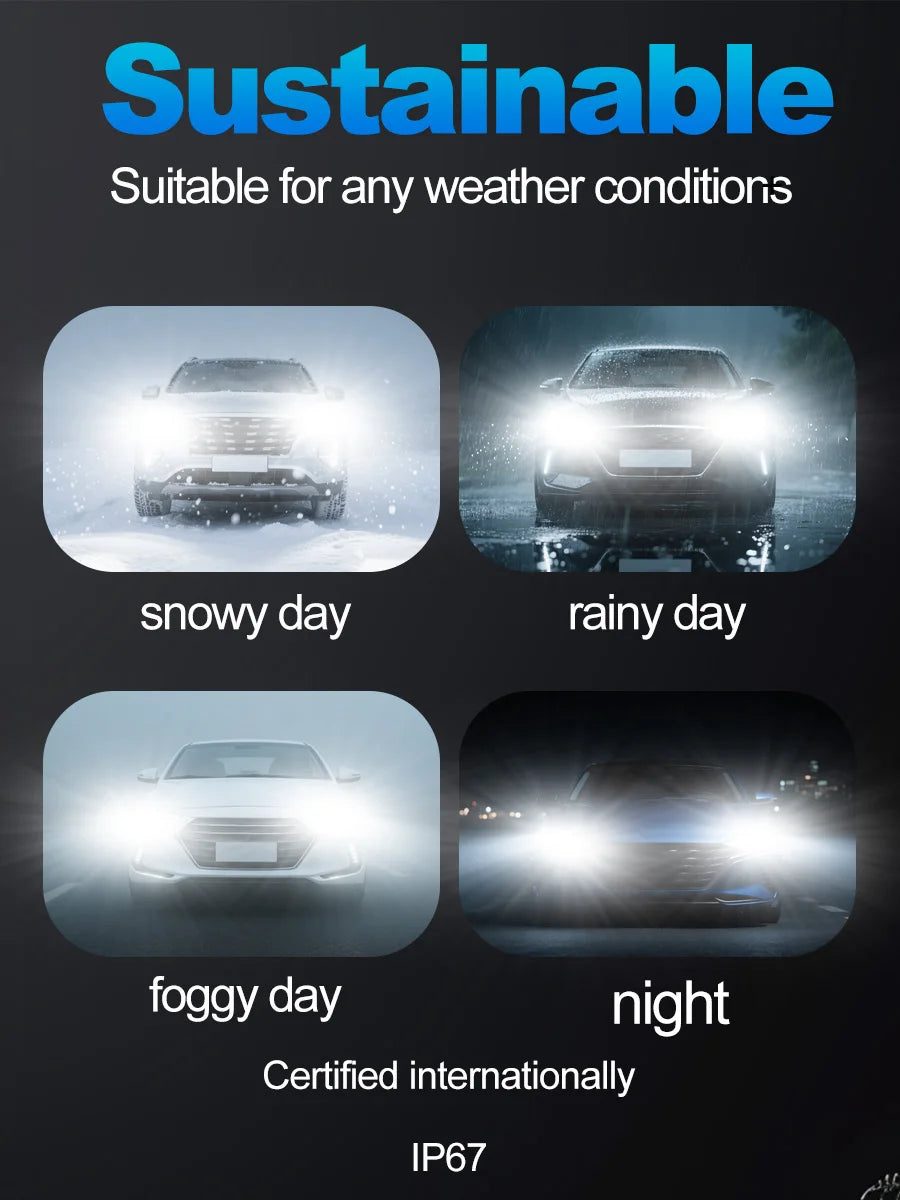 XSTORM H1 LED Headlight Bulb100W 40000LM LED H1 Lights Canbus CSP Auto Diode Fog Lamps Car