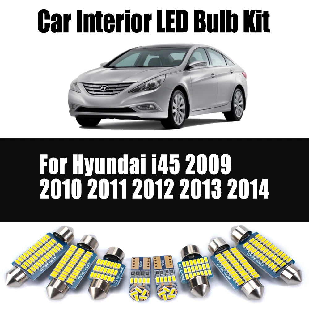 16-Piece LED Interior Light Kit for Hyundai i45 - Canbus Error-Free Bulbs | AUTOKITSHOP