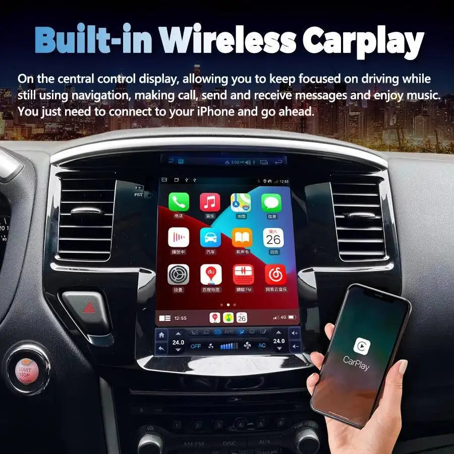 10.4 inch Android 15 Car Radio For Nissan Pathfinder 2012-2020 Stereo Video Player GPS Nav | AUTOKITSHOP