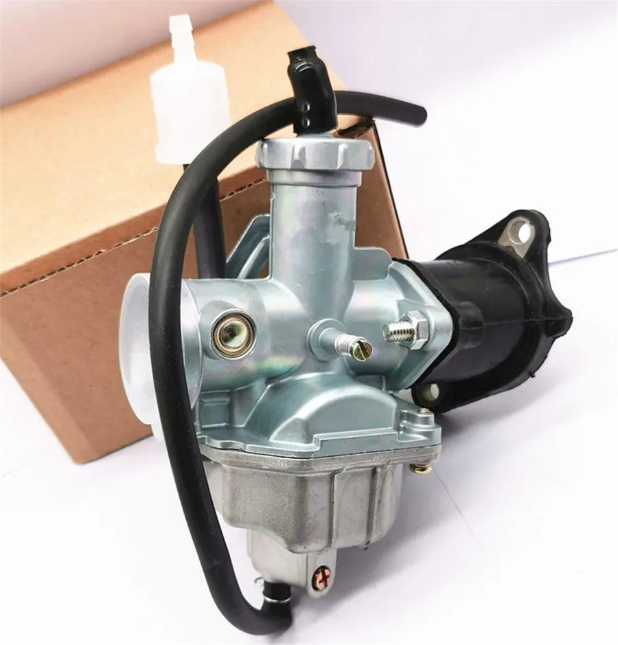 With Intake Manifold Boot Carburetor Carburador Aluminum Alloy For Honda Atc185s Atc200 Xr