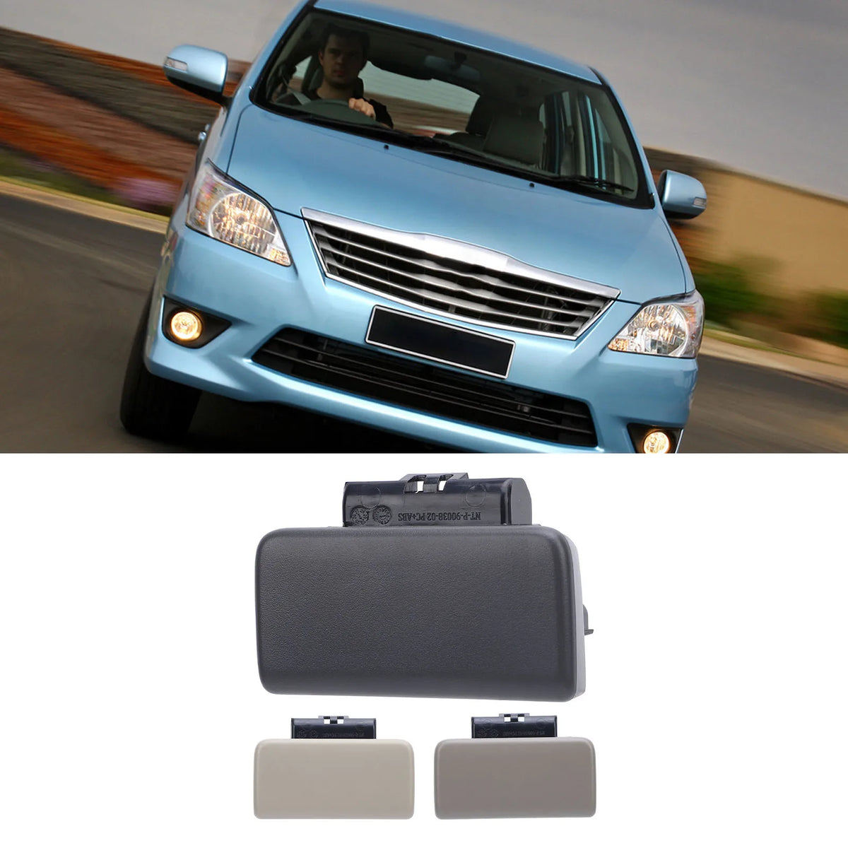 Car Glove Box Compartment Door Lock Stylish Look Enhanced Safety Glove Box Latch Handle for Inno - Automotive LED Light