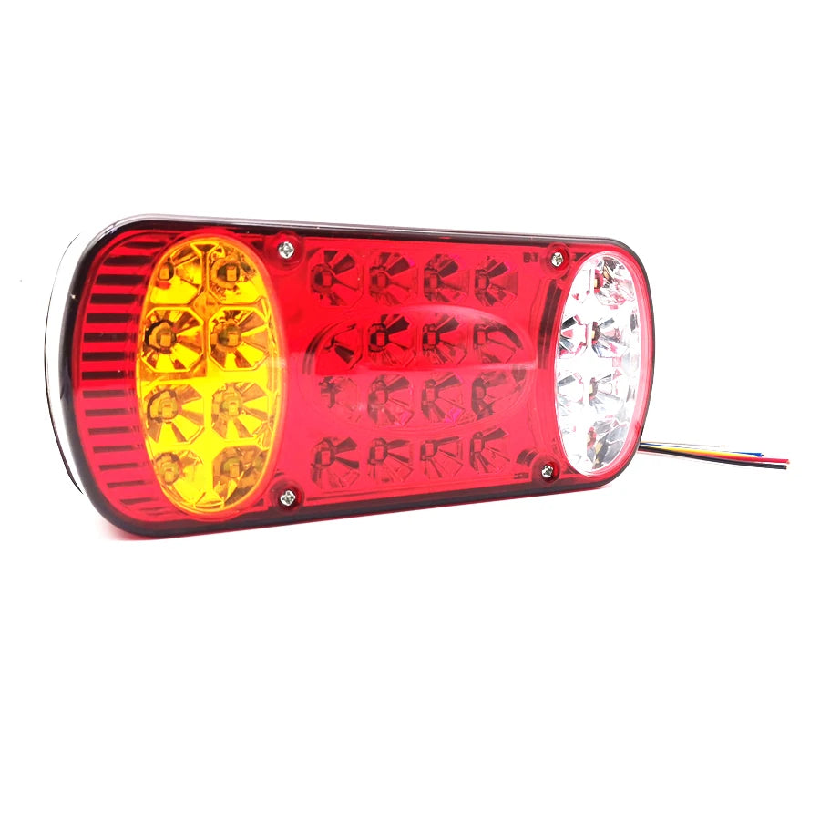 12V 32 LED Rear Tail Light Trailer Truck Caravan Stop Brake Lamp Indicator