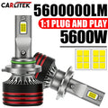 CARLitek M8PRO H7 Led H4 H3 H1 5600W 5600000LM H8 H11 H9 9005 HB3 9006 HB4 9012 HIR2 H9 Ca