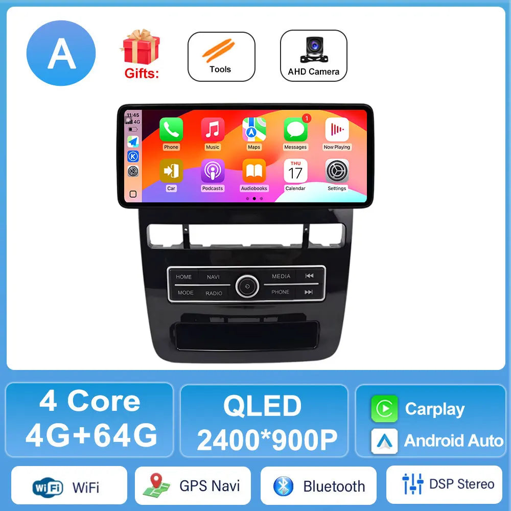 Android 12.3-Inch Wireless CarPlay Radio for Volkswagen Touareg 2011-2017 | AUTOKITSHOP