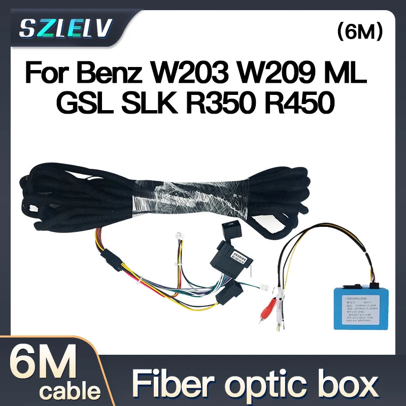 Car Extended Line Multimedia Player 6M Extended Line For Benz B200 ML SL SLK R350 C W203 C