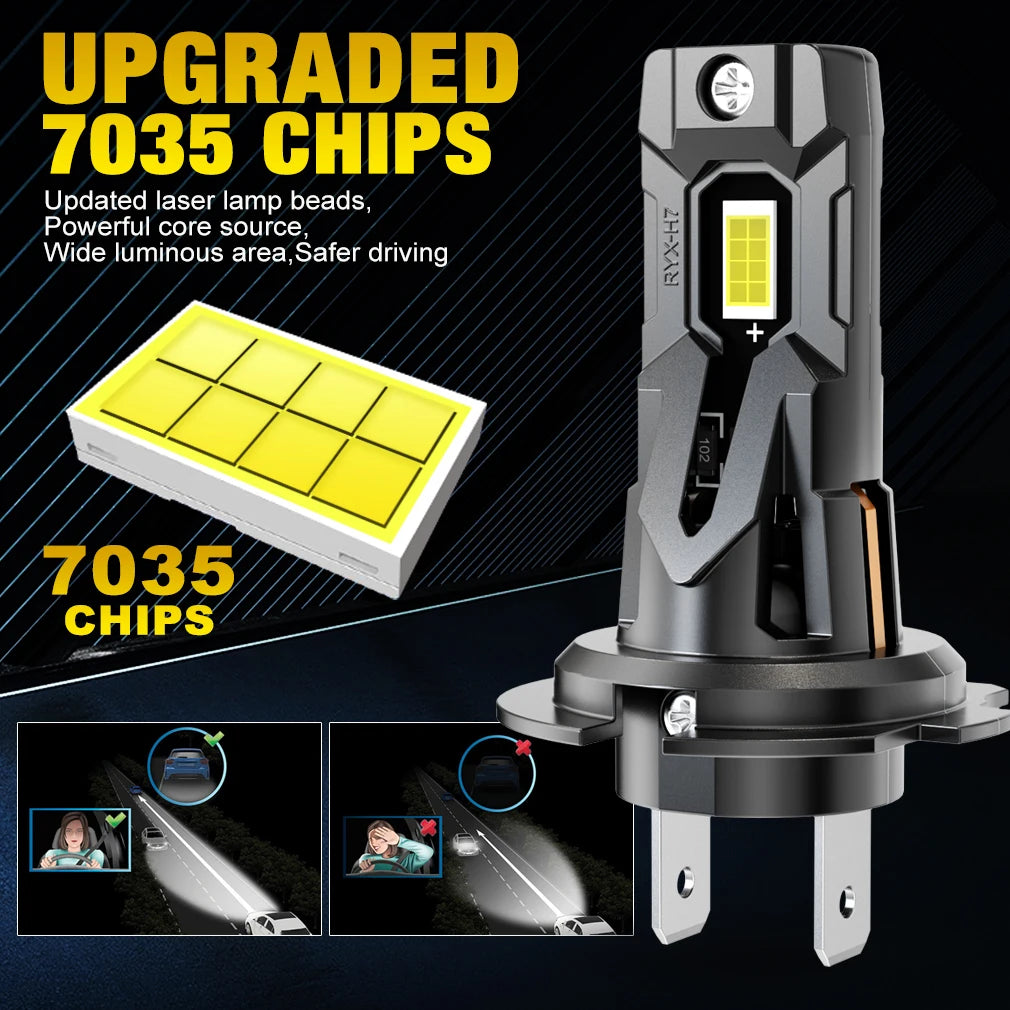 XSTORM H7 Led Lights for Car 30000LM LED H7 Headlight Canbus Auto Lamp 120W 7035 CSP Headl