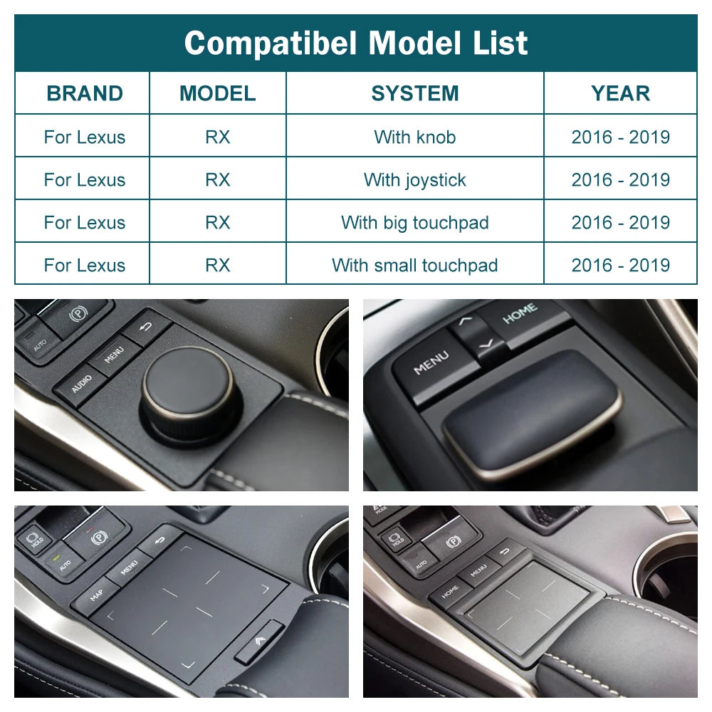 RoadTop Wireless CarPlay for Lexus RX 2016-2019, with Android Auto Mirror Link AirPlay Car