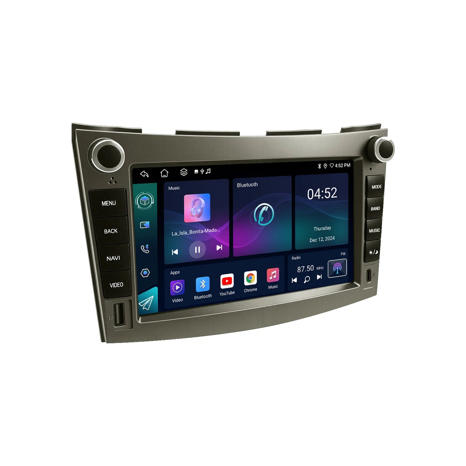7" Android Car Radio GPS for Subaru Lion Proud Tiger 2010-2014 - Wireless CarPlay Android Auto Bluetooth Steering Contro
