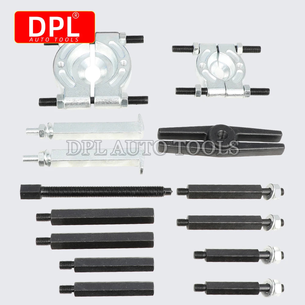 14 PCS Bearing Puller Set 5 Ton Bearing Separator Splitter Tool 2" and 3" Jaws - Automotive LED Light