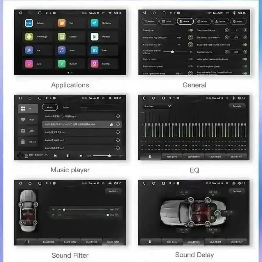 8inch For Volkswagen VW Polo Android Car Radio Screen CarPlay Stereo Car Multimedia Video