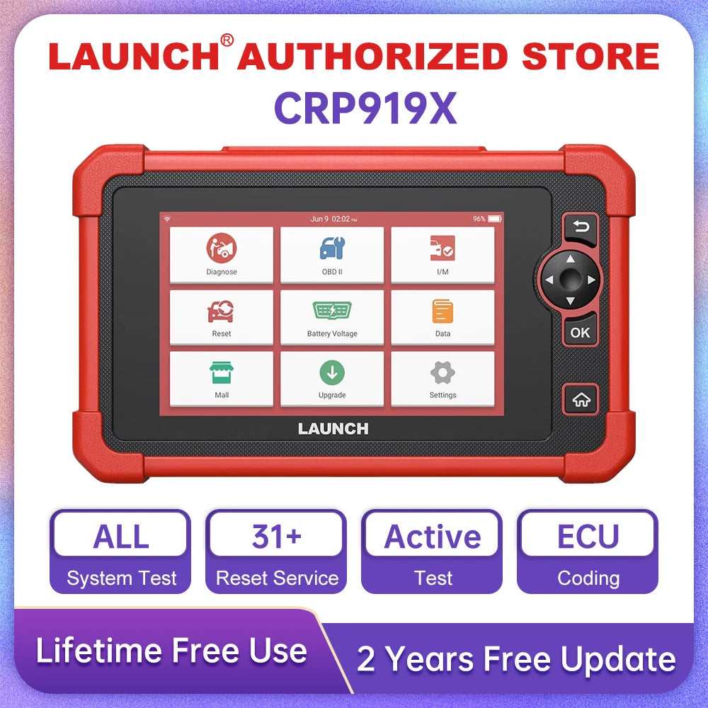 LAUNCH X431 CRP919X Car Diagnostic Tool DBScar VII VCI Auto OBD OBD2 Scanner Active Test E | AUTOKITSHOP