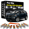 11-Piece LED Interior Light Kit for Kia MK3 - Canbus Error-Free Interior Bulbs