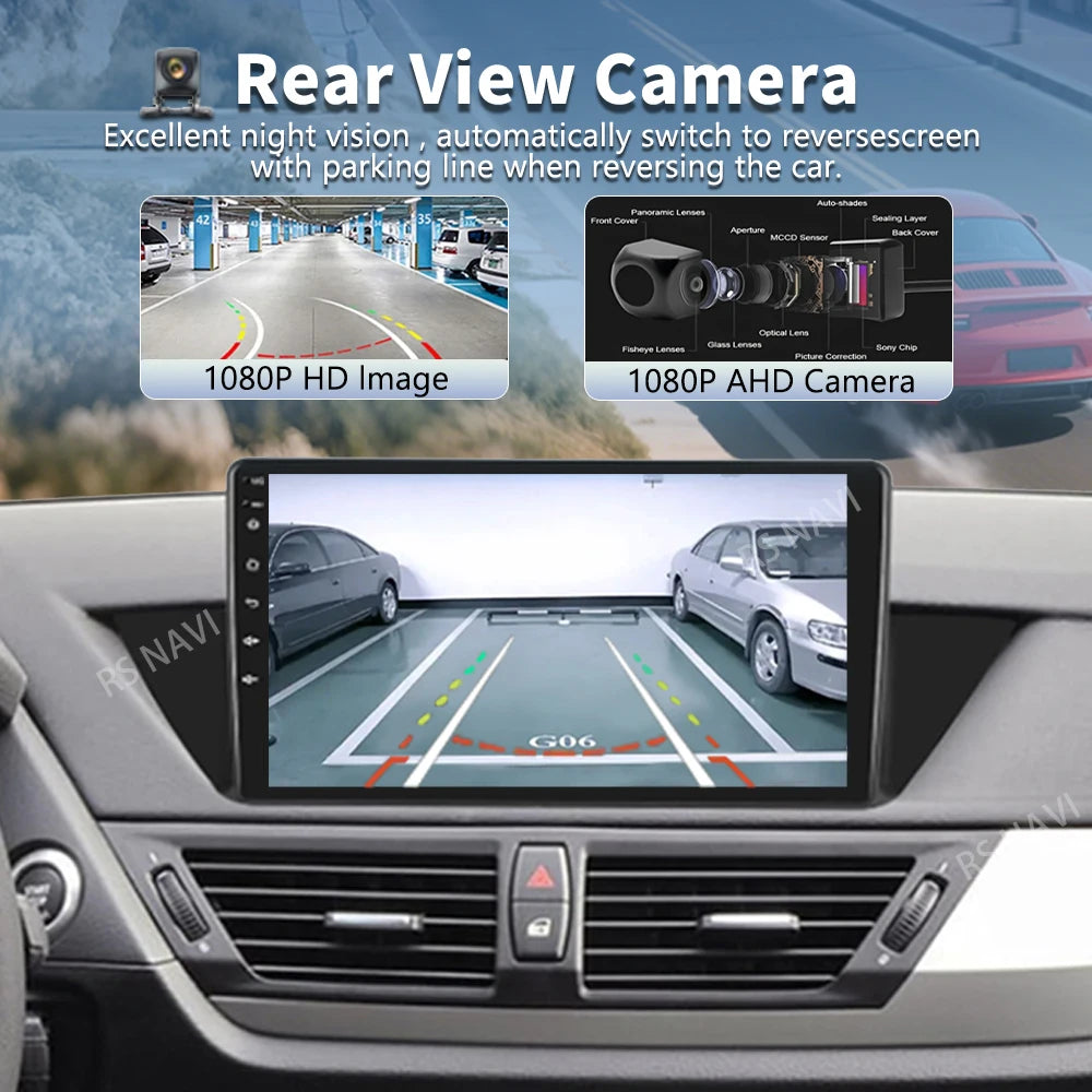 Android 16 For BMW X1 E84 2009 - 2012 2K QLED Android Car Radio Multimedia Video Player GP