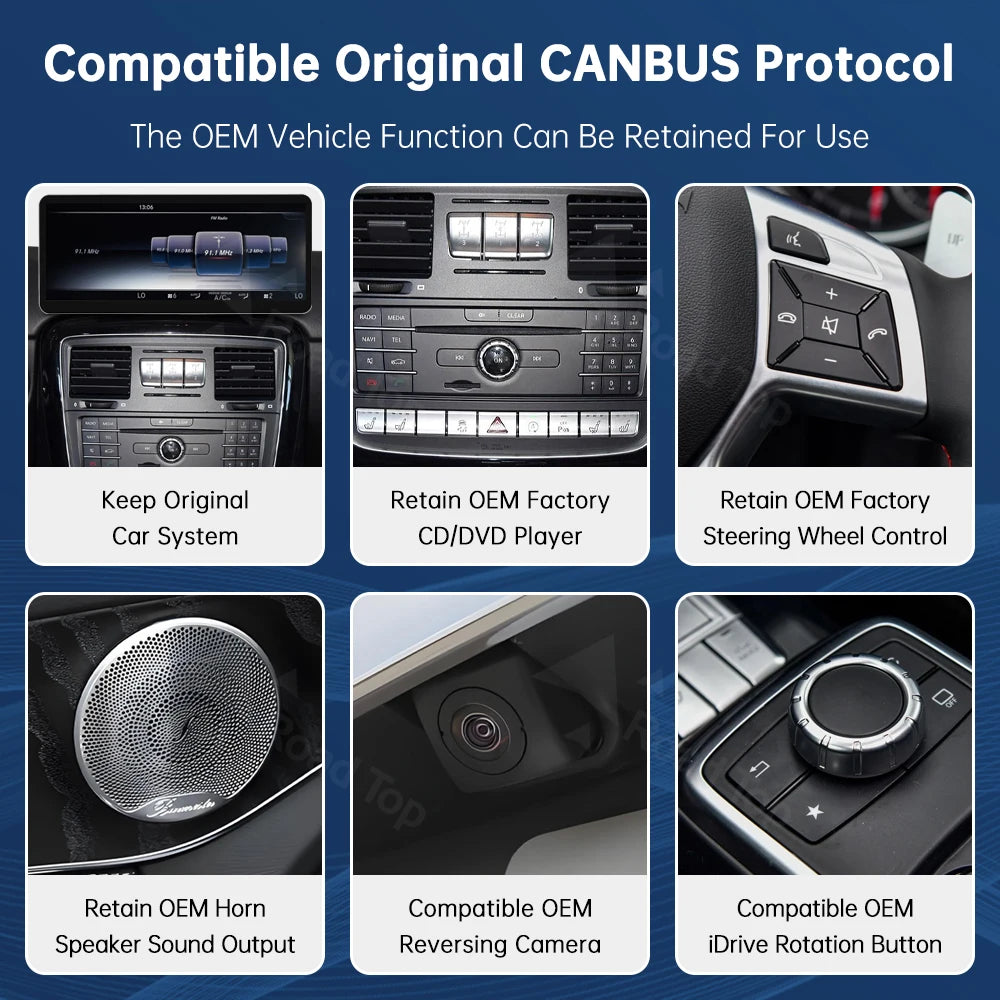 CN 12.3'' Multimedia Display For Benz G Class 2013-2018 NTG4.5 NTG5.0 Touch Screen Wireles | AUTOKITSHOP
