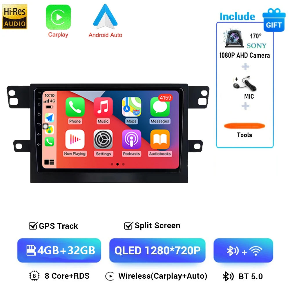Android 16 wifi+4G Carplay Car Radio For Maxus T70 T60 MG Extender LDV D20 2019-2021 Navig
