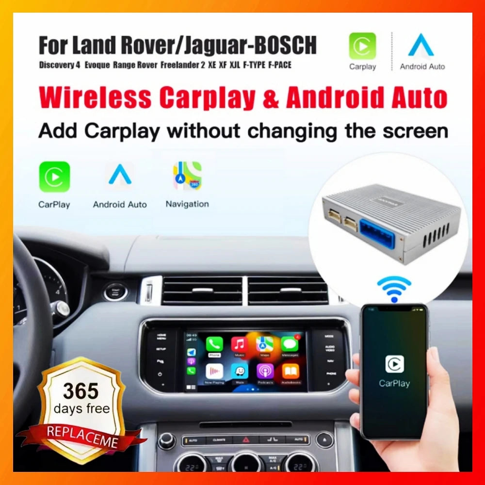 Android Auto Wireless Carplay For Land Rover/Jaguar/Range Rover/Evoque/Discovery 2012-2016 | AUTOKITSHOP