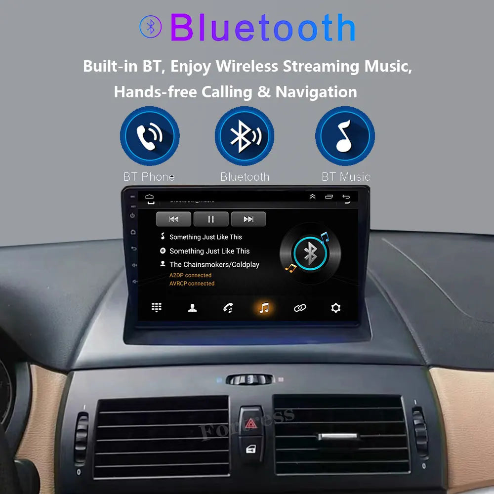 Android 16 Car Radio For BMW X3 E83 2004-2012 GPS CarPlay Multimedia Player no 2din Carpla