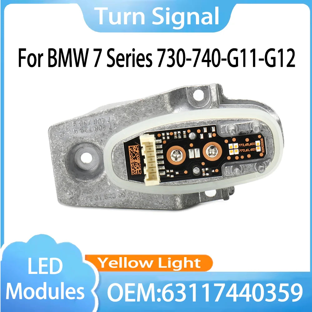 OEM 63117440359 Turn Signal light Source Module Control Unit Yellow color Angel Eyes Modul