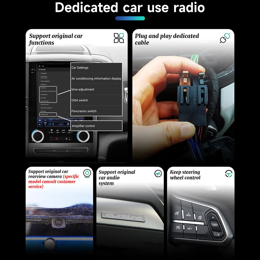 9.7inch Car Radio Android 14 Multimedia Video Player For Mitsubishi Asx 1 2010-2016 Naviga