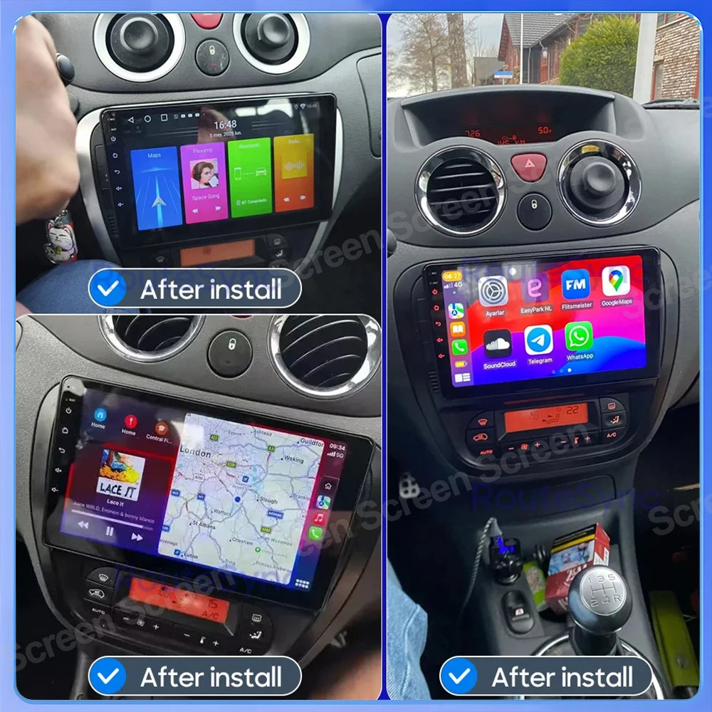 Android 16 For Citroen C2 C3 2001 2002 2003 - 2010 Multimidia Player Gps Navigation Carpla | AUTOKITSHOP