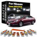 Canbus LED Interior Dome Map Trunk Door Light Kit For Nissan Teana J31 J32 J33 2003- 2016