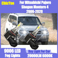 9006 Fog Lamps 20000LM Canbus 90W LED Fog Lights 6000K White Super Bright For Mitsubishi P