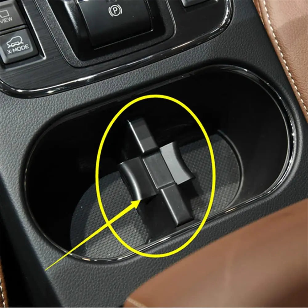 1x Center Console Cup Holder Insert Divider For Subaru Outback Legacy 2010-2014